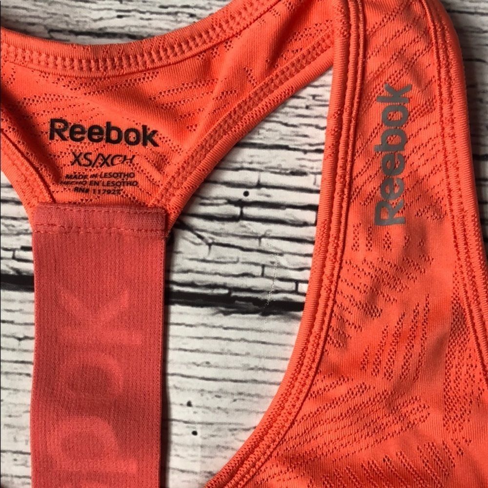 🍭6/$30 Reebok Coral Patterned Workout Tank - XS - Picture 3 of 5